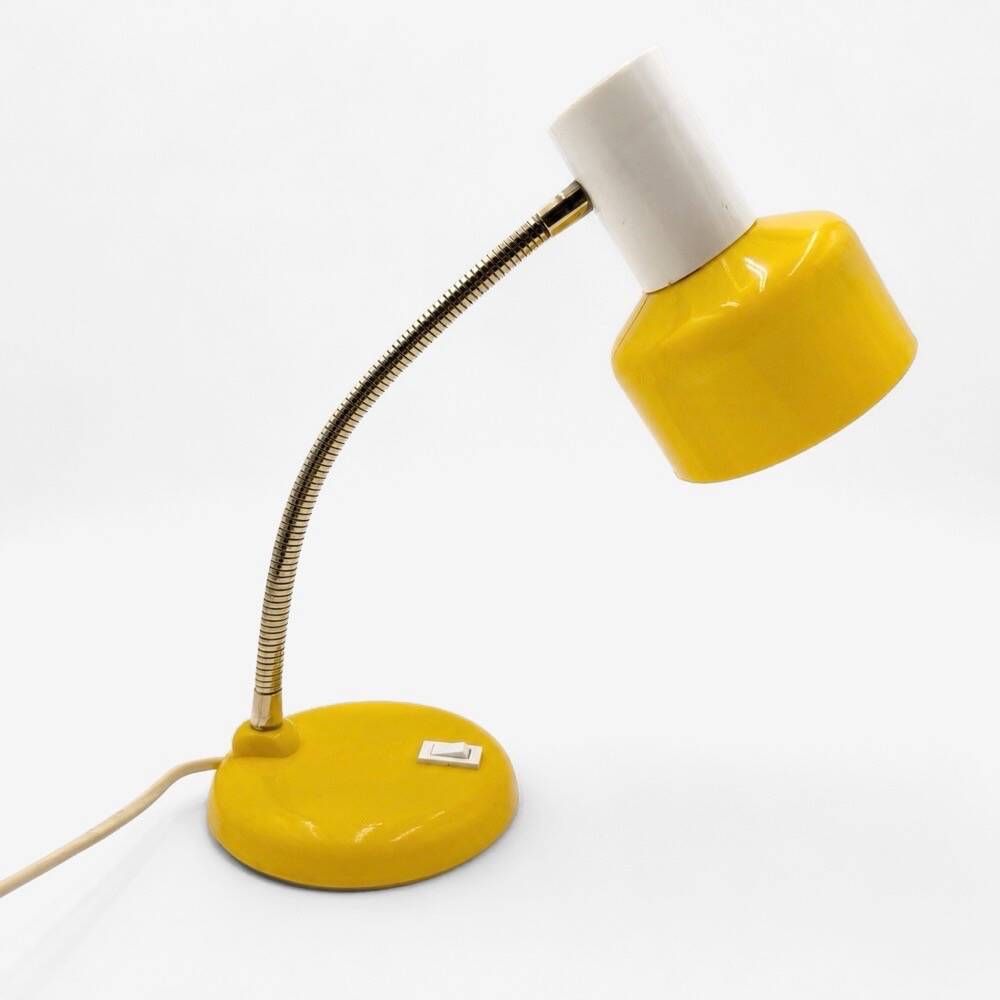 Parabel Electric yellow lamp Germany 60s/70s