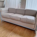LE CORBUSIER LC2 3-seater sofa Stamped