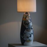 Marian Zawadzki "Oryx" Floor Lamp Unique, Tilgmans Ceramic, Sweden, Dated 1963