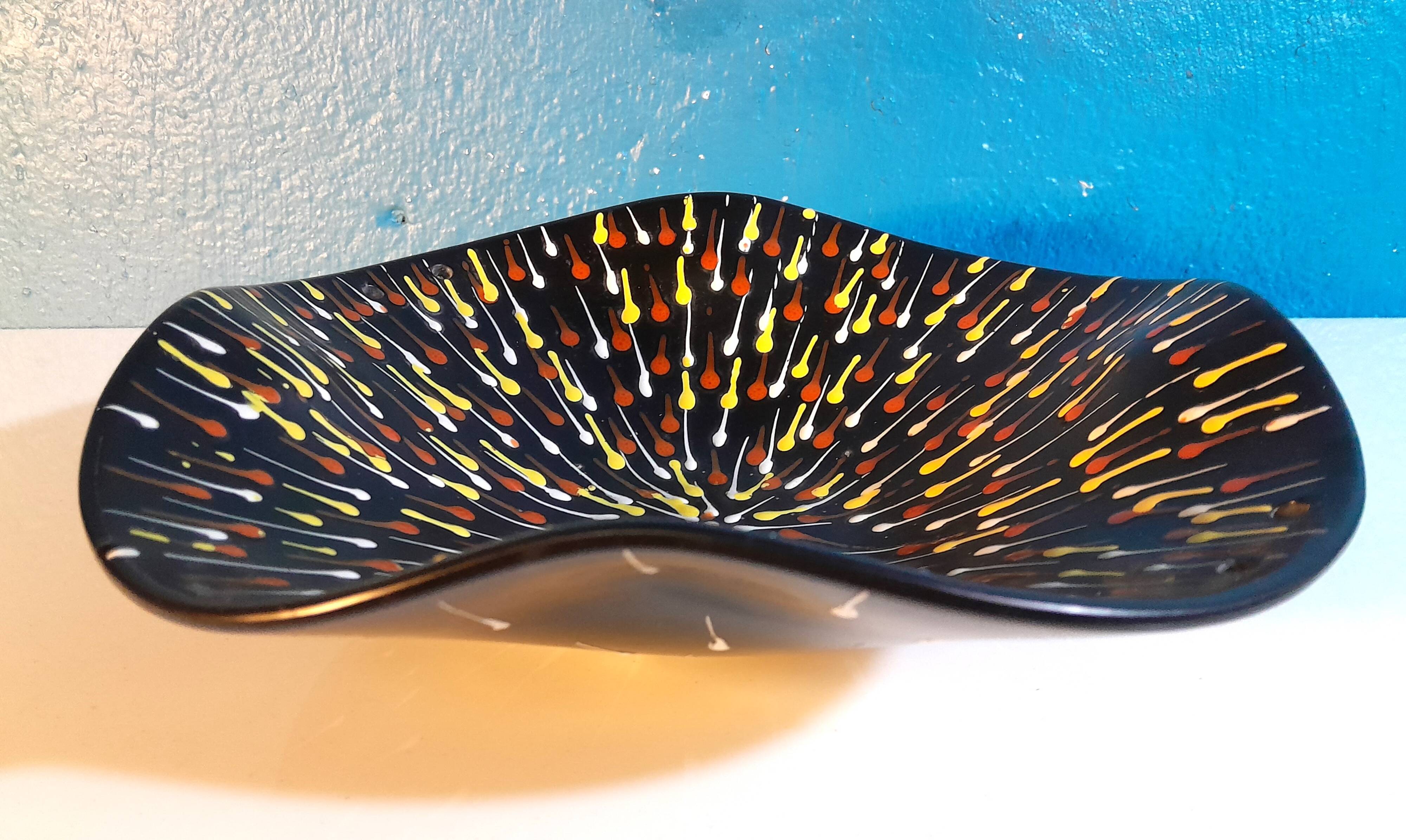 Ceramic plate Italy 1960s