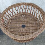 Vintage wicker pan
