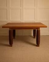 Sculptural wooden table