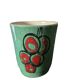 pot + enamelled ceramic sangria glasses