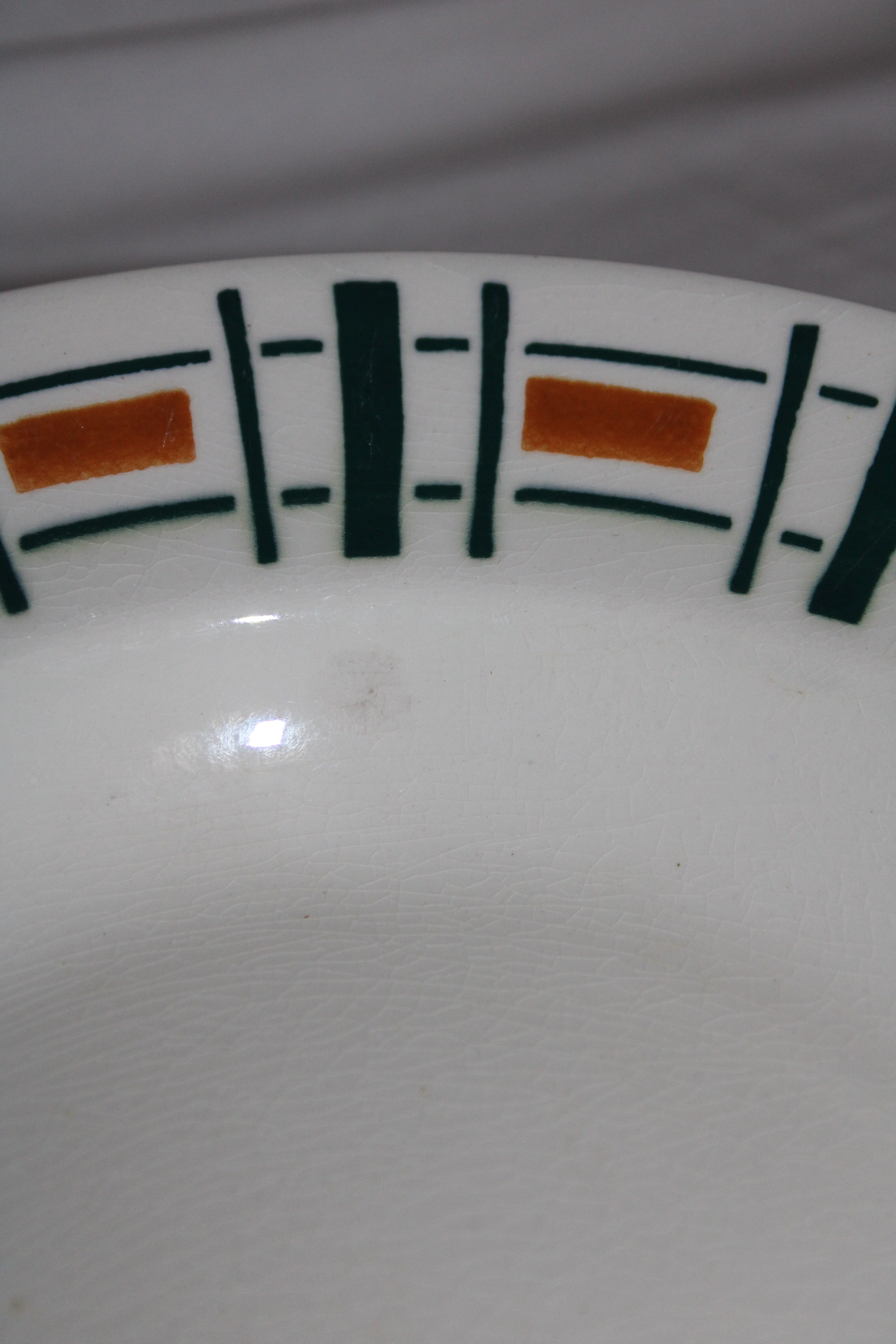 Lot of 5 Badonviller model Quiberon hollow plates