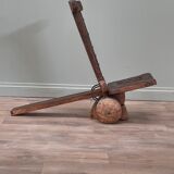 Pair of wooden chairs