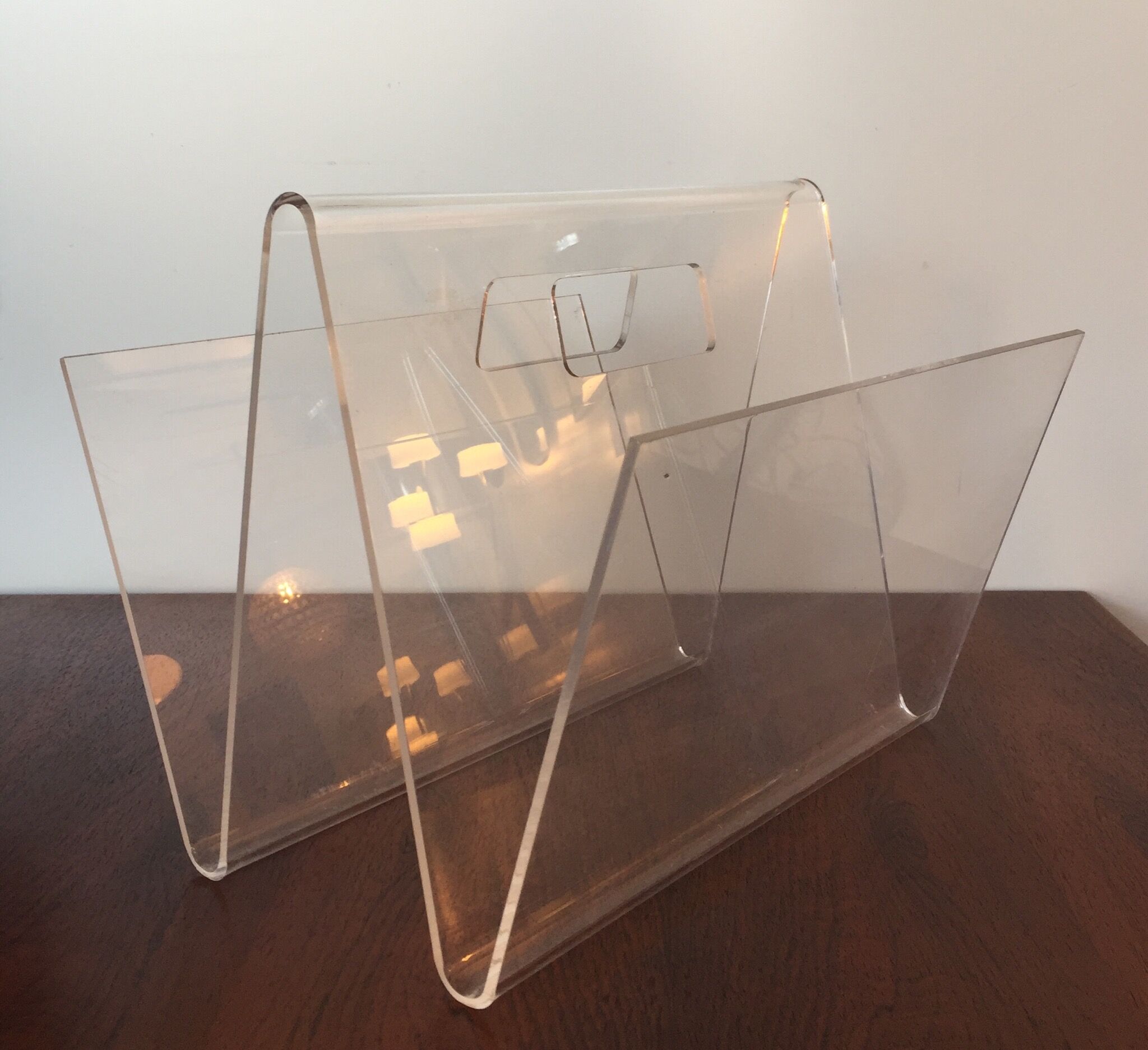 Plexiglas review holder 70s