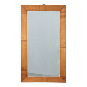 Miroir en noyer ancien, - 1850