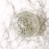 Round vintage butter dish