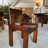 Silvio Coppola Table and 4 Chairs Set 1970