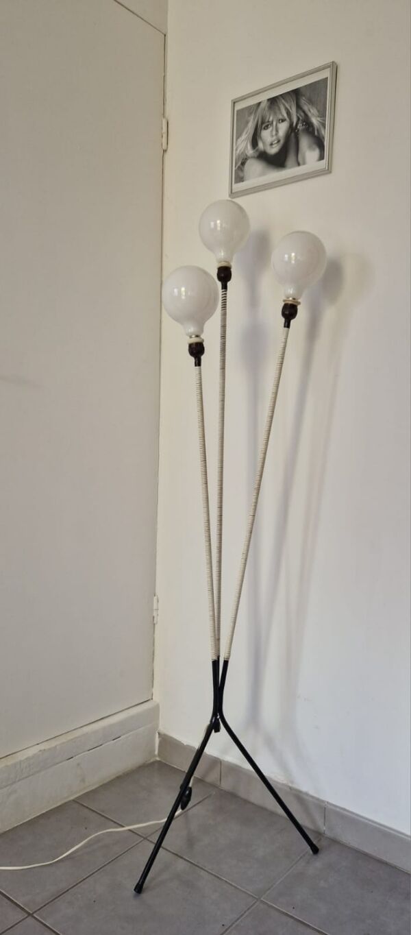 Lampadaire scoubidou 1960