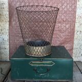 Brass paper basket, ca 1900