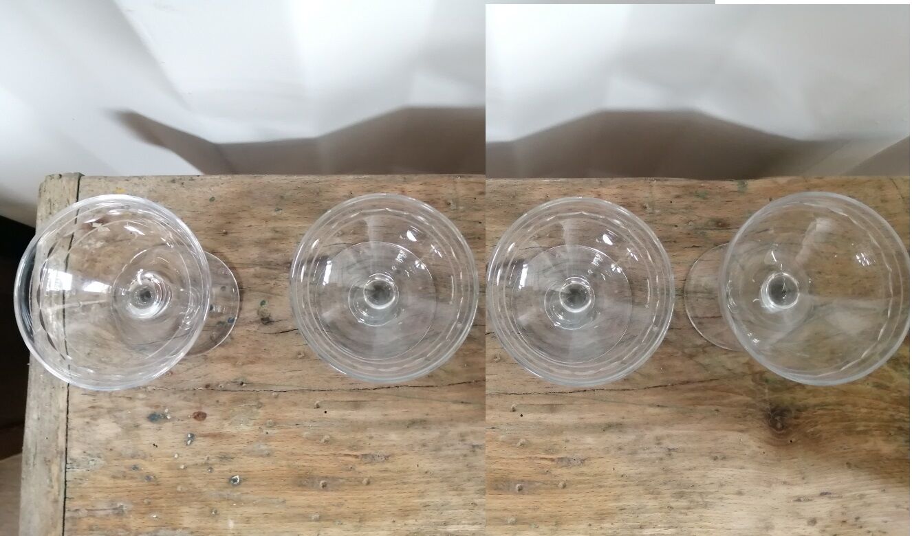 Old vintage champagne cups vintage glass no.2