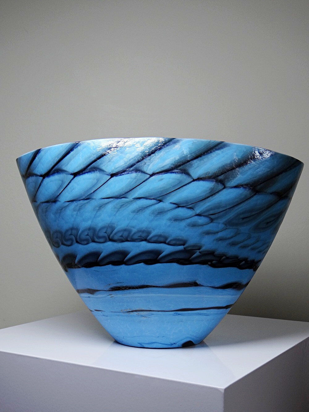 Centrepiece, bowl or large glass bowl from Murano "Yourmurano" handmade.