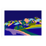 La plagne - tirage d'art en édition limitée (a4)
