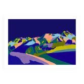 La plagne - limited edition art print (a4)
