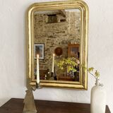 Louis-Philippe style gilded mirror