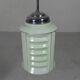Art Deco pendant lamp with glass lantern shade, 1930s