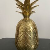 Seau à glace ananas en laiton ciselé