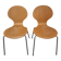 Paire de chaises en bois vintage
