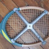 Vintage donnay racket with iron protection