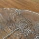 Vintage Swedish glass plate Doran by Goran Warff for Kosta Boda