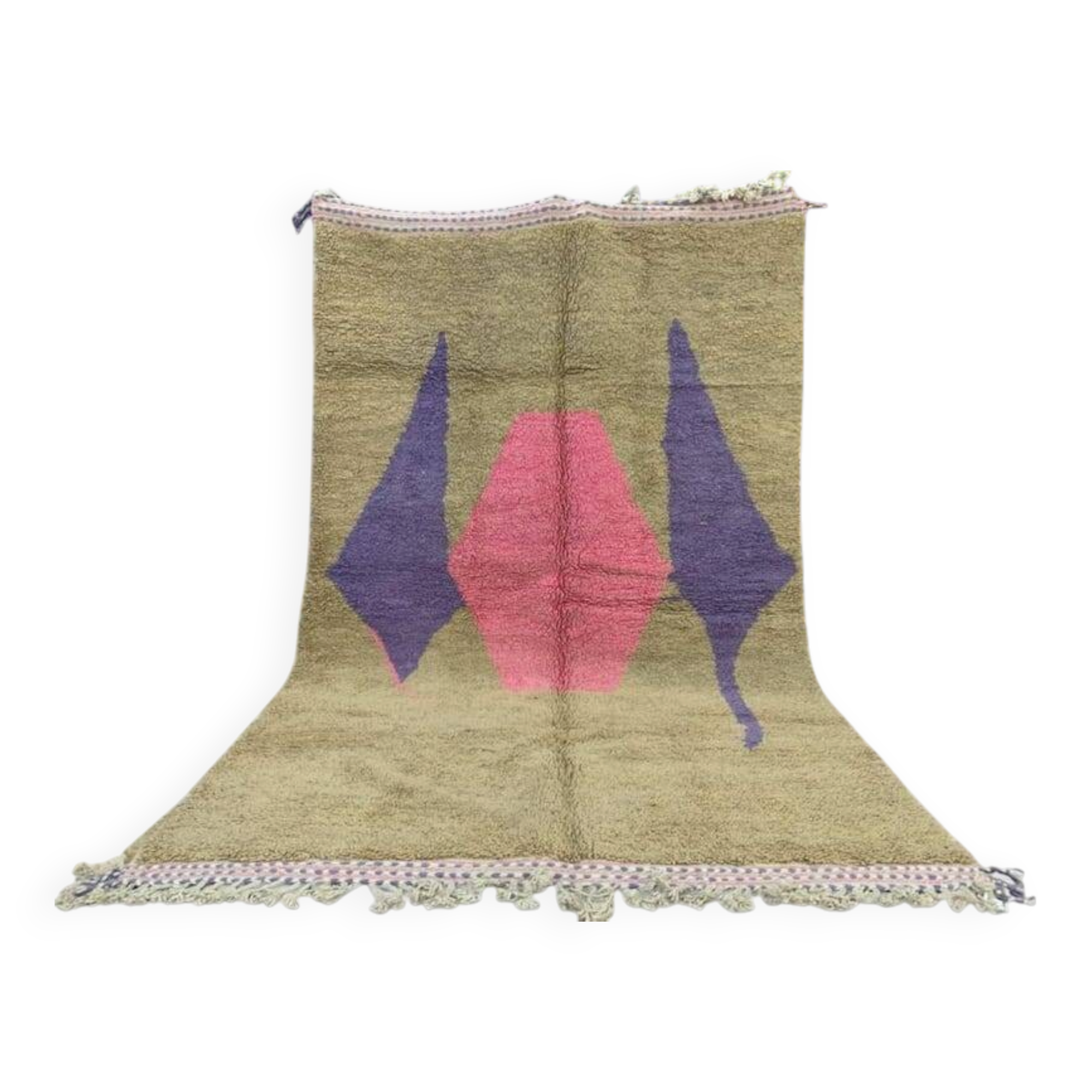 Handmade traditional pure wool rug 1.5/3.5 m