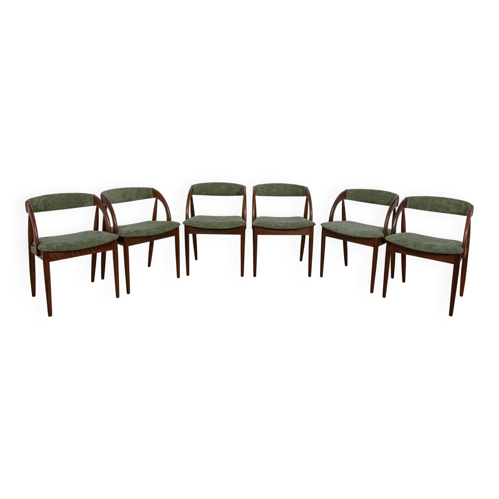 Mid-century Danish dining chairs from Orte Mobelfabrik, Denmark, 1960s, set of 6