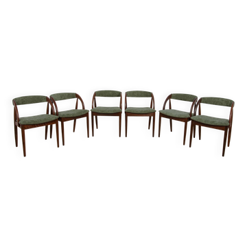 Chaises de salle à manger danoises des années 60 de Orte Mobelfabrik, Danemark, ensemble de 6