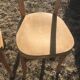 Lot of 6 vintage wooden bistro chairs