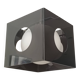Lampe suspendue design plexiglas fumé 1990s