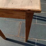 Desk or table in raw wood