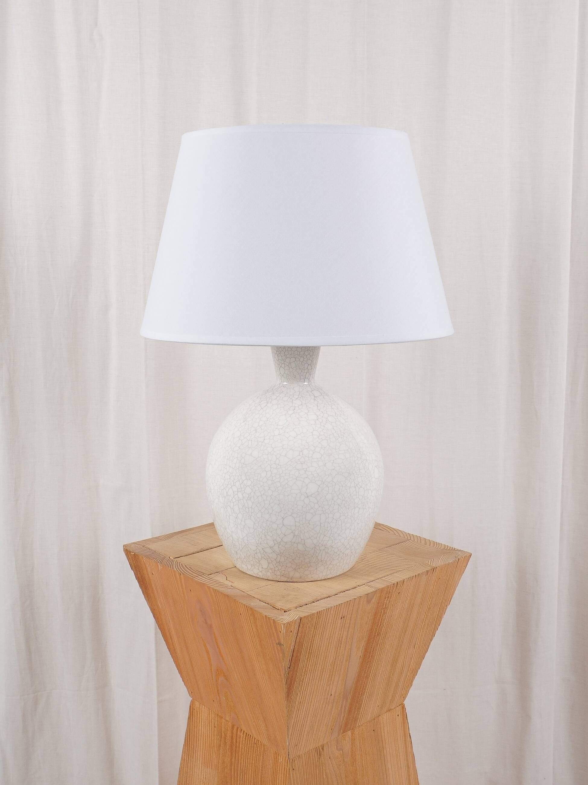 French work in the style of Jean Besnard - Vintage ceramic lamp, France, 1960.