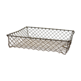 old metal mail basket