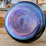 Iridescent Art Nouveau vase with multicoloured reflections attributed to Loetz.