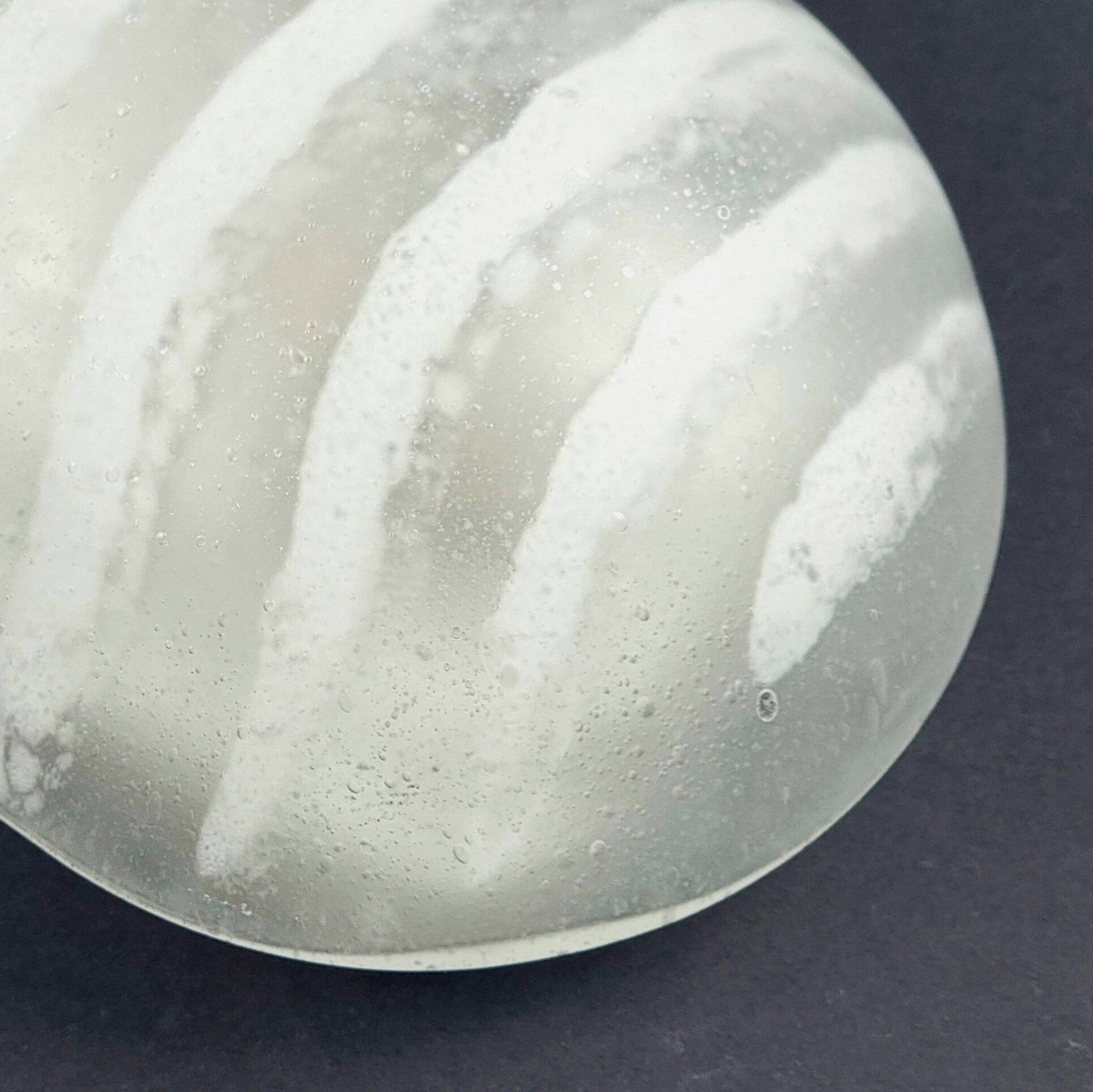 Pair of Modernist Striped Glass Wall Lamps from Peill & Putzler, 1970s