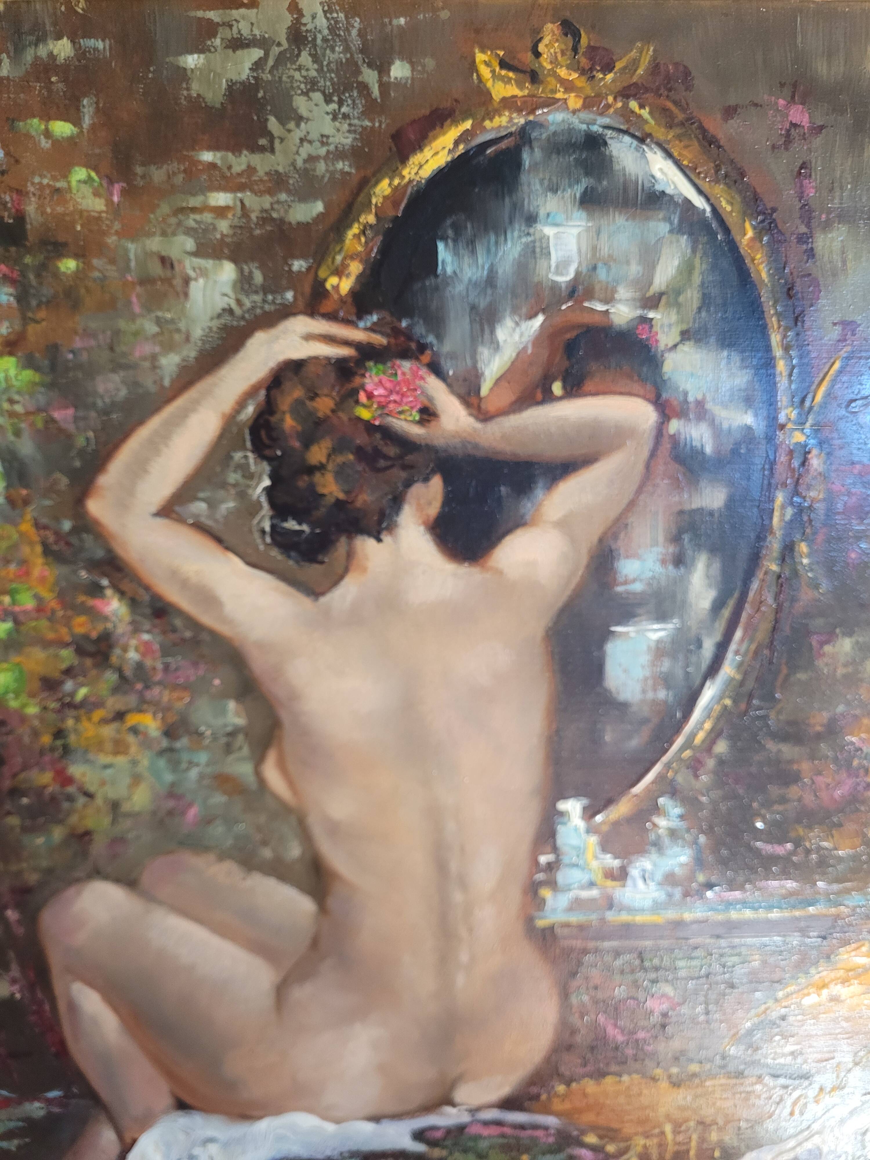 Tableaux,  huile sur isorel B. franco.