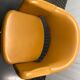 Vintage office chair in mustard yellow skai circa 1960