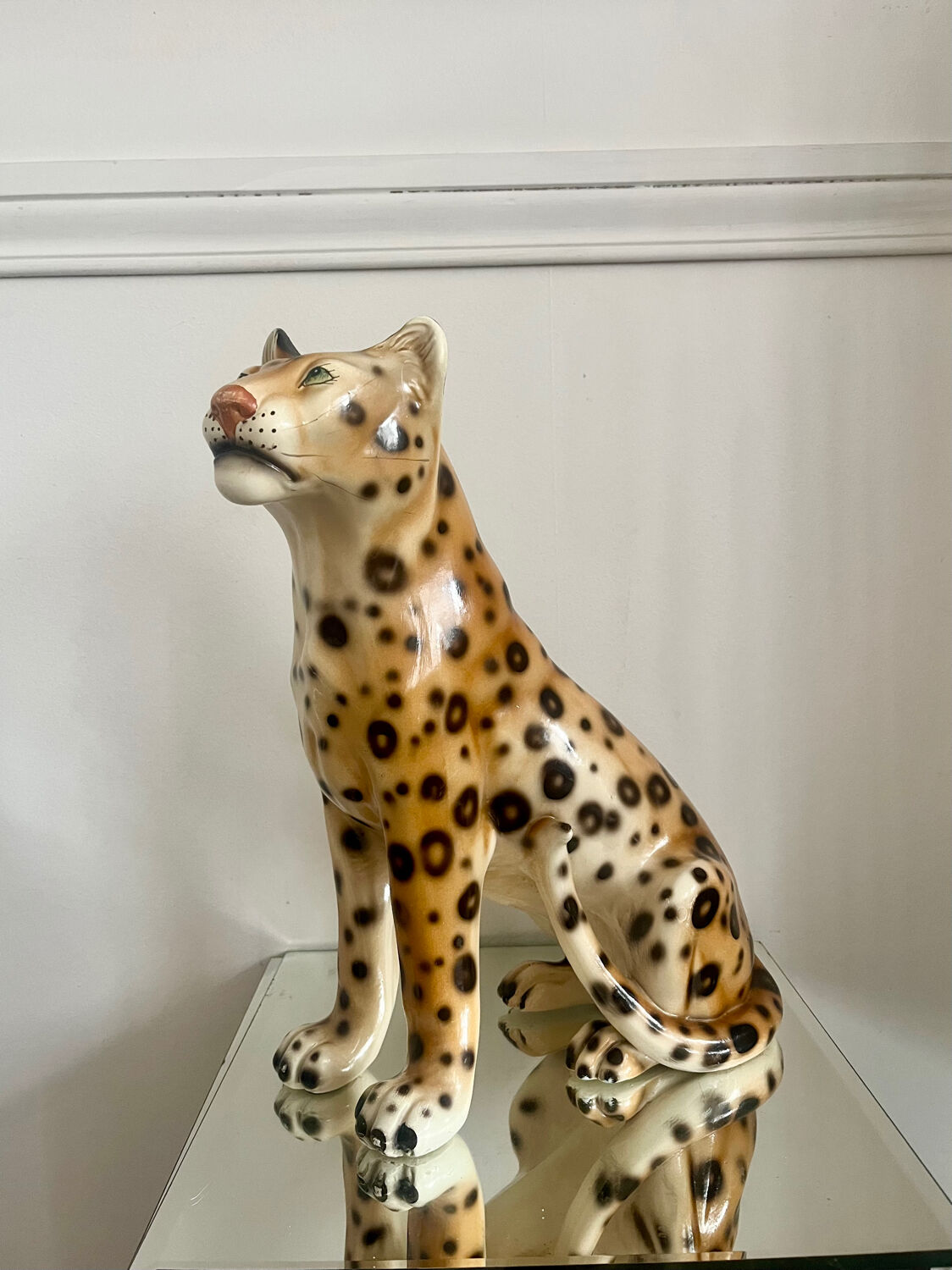 Vintage ceramic panther
