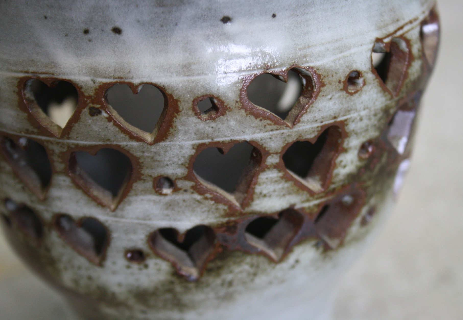 Lamp signed Thierry and Chantal Robert