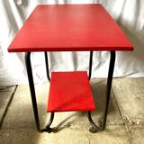 Rolling table 2 vintage trays