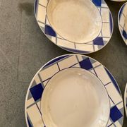Lots assiettes plates,digoin Sarreguemines,efel