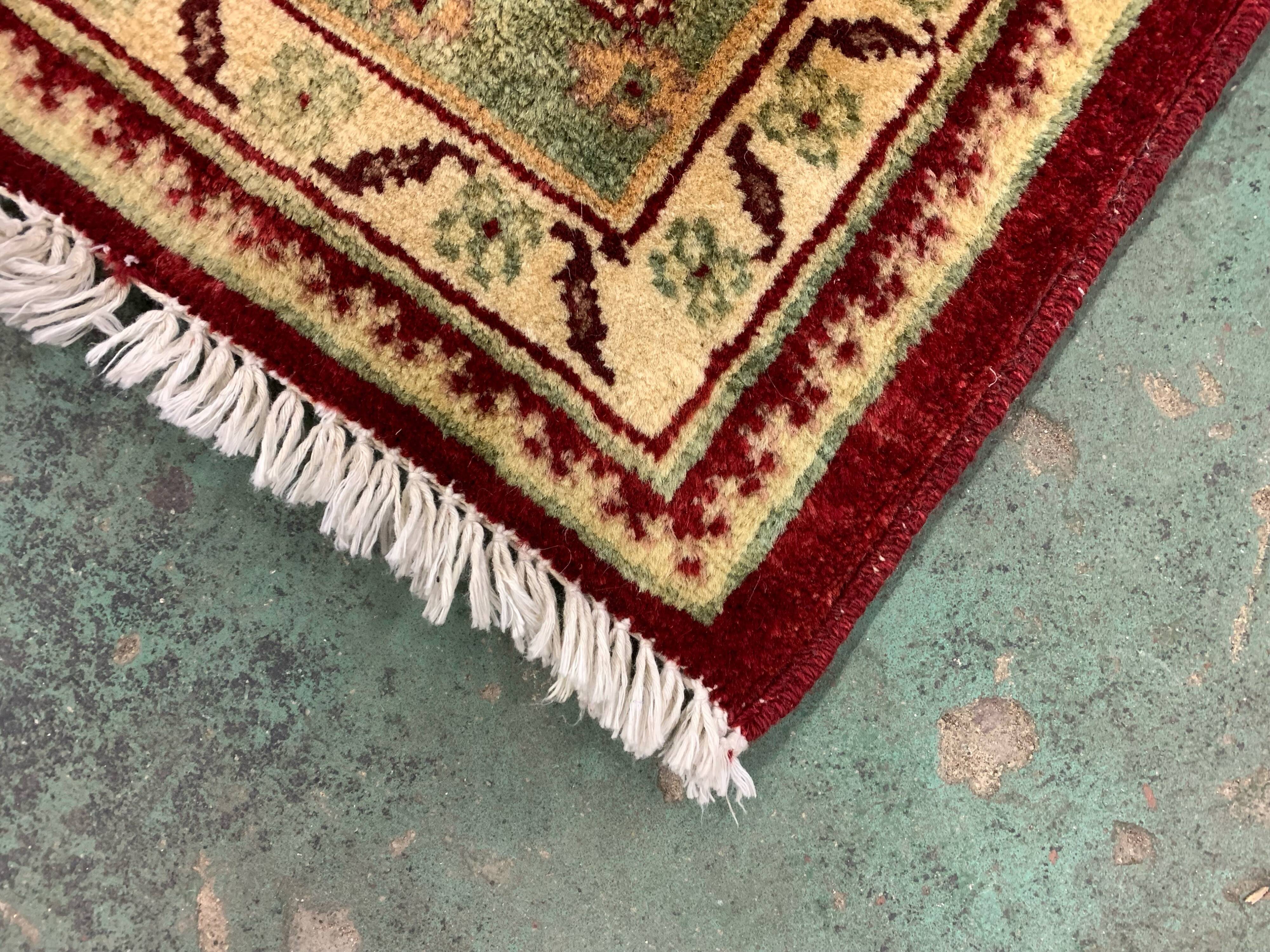 Fine afghan wool ziegler rug 275x183 cm