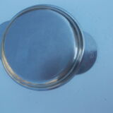 Plat rond à oreilles en inox
