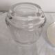 Jam pot, jam maker, sugar bowl, in crystal and silver metal