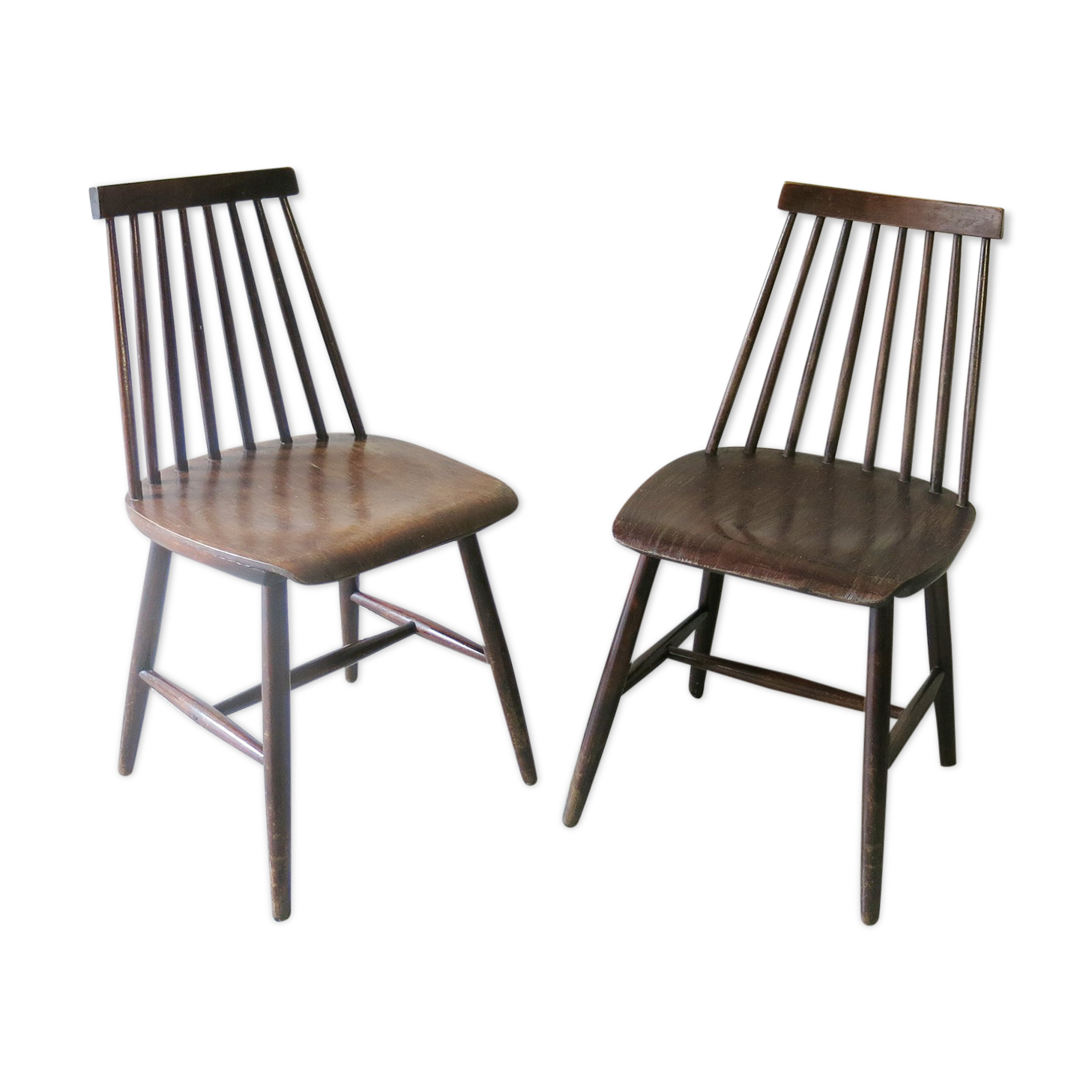 Paire de chaises scandinaves