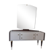Vintage dressing table  nude and wood