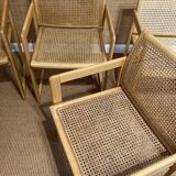 6 cannate chairs