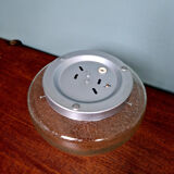 Ceiling light/wall sconce in blown bubble glass, Limburg, 1970