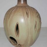 Pied de lampe ou veilleuse vintage J Mateo Vallauris en grès