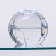 Vintage Decorative Glass Sphere, 1970s